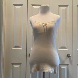 Women’s size small, razor back, tank top, cream color size small